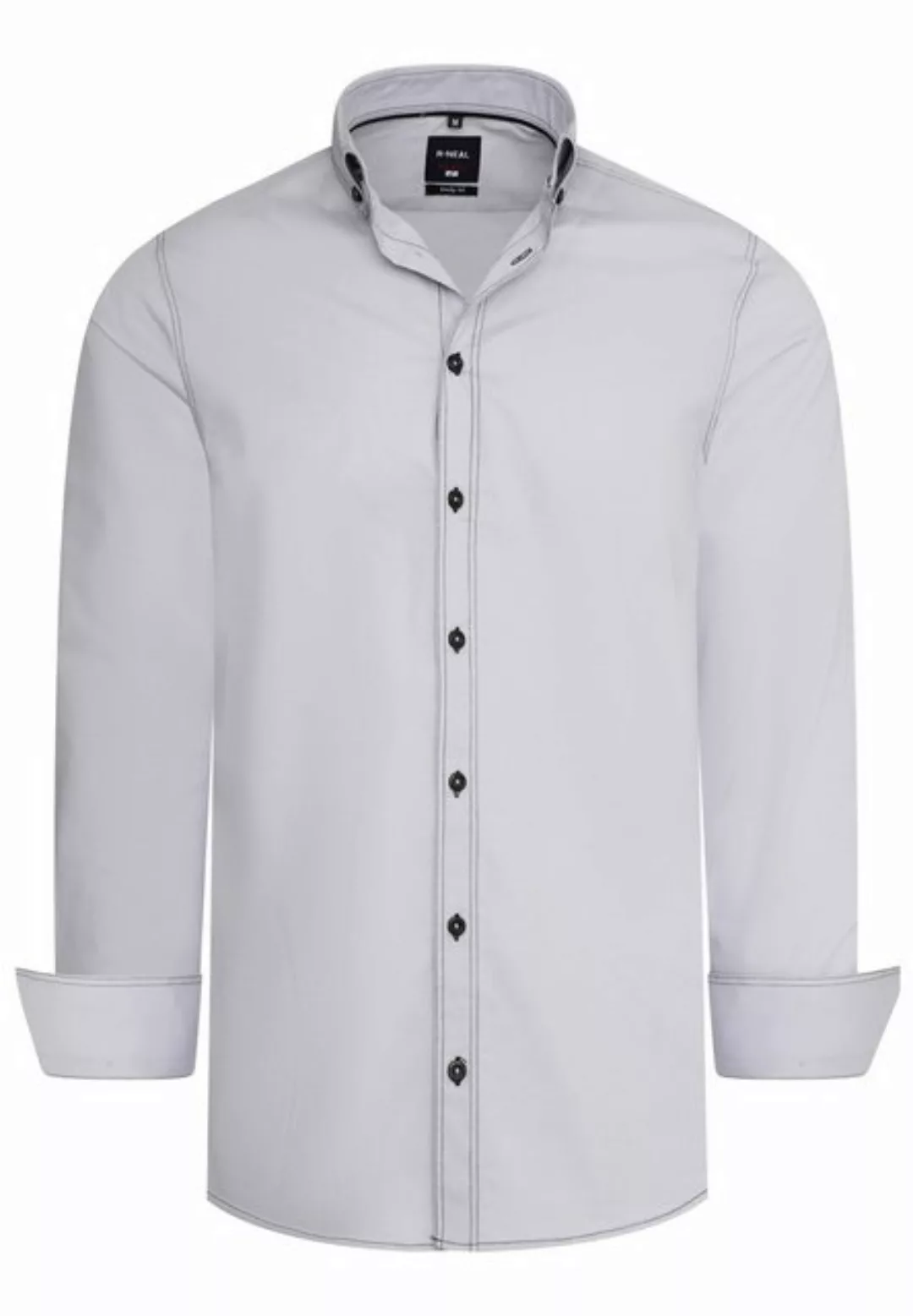 R-NEAL Businesshemd Herren Kontrast Hemd "R-NEAL" Hochzeit-Hemd Slim Fit St günstig online kaufen