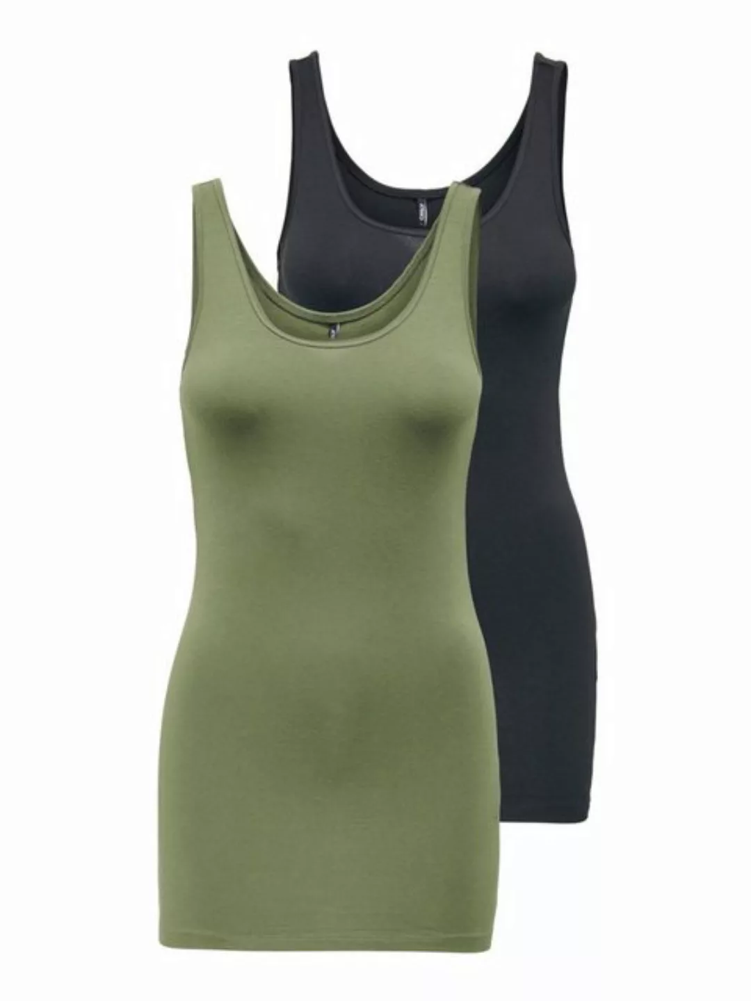 ONLY Tanktop ONLLIVE LOVE NEW LONG TT 2PACK NOOS (Packung, 2er-Pack) günstig online kaufen