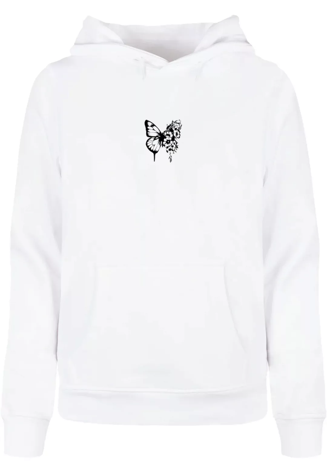 Merchcode Kapuzenpullover "Merchcode Damen Ladies Flowers Bloom Basic Hoodi günstig online kaufen