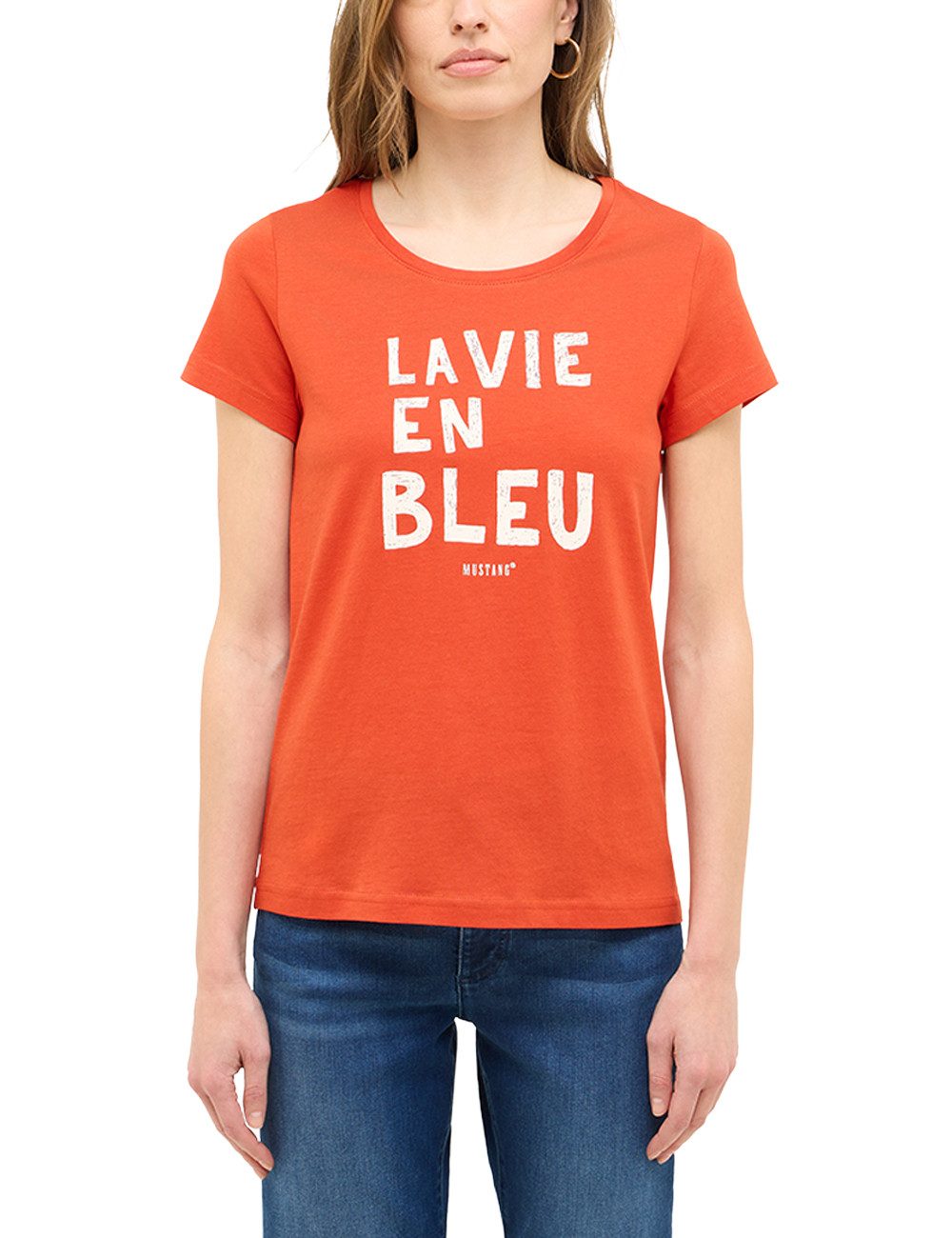 MUSTANG Kurzarmshirt "Damen Style Alma" günstig online kaufen