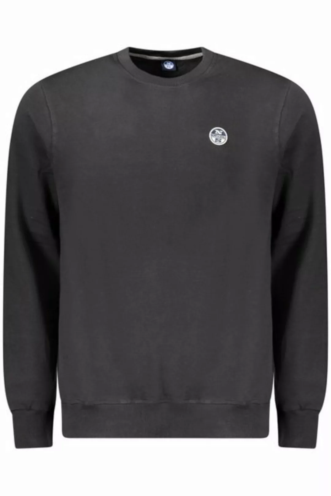 North Sails Sweatshirt Herren-Sweatshirt Schwarz - Langarm, Rundhals günstig online kaufen