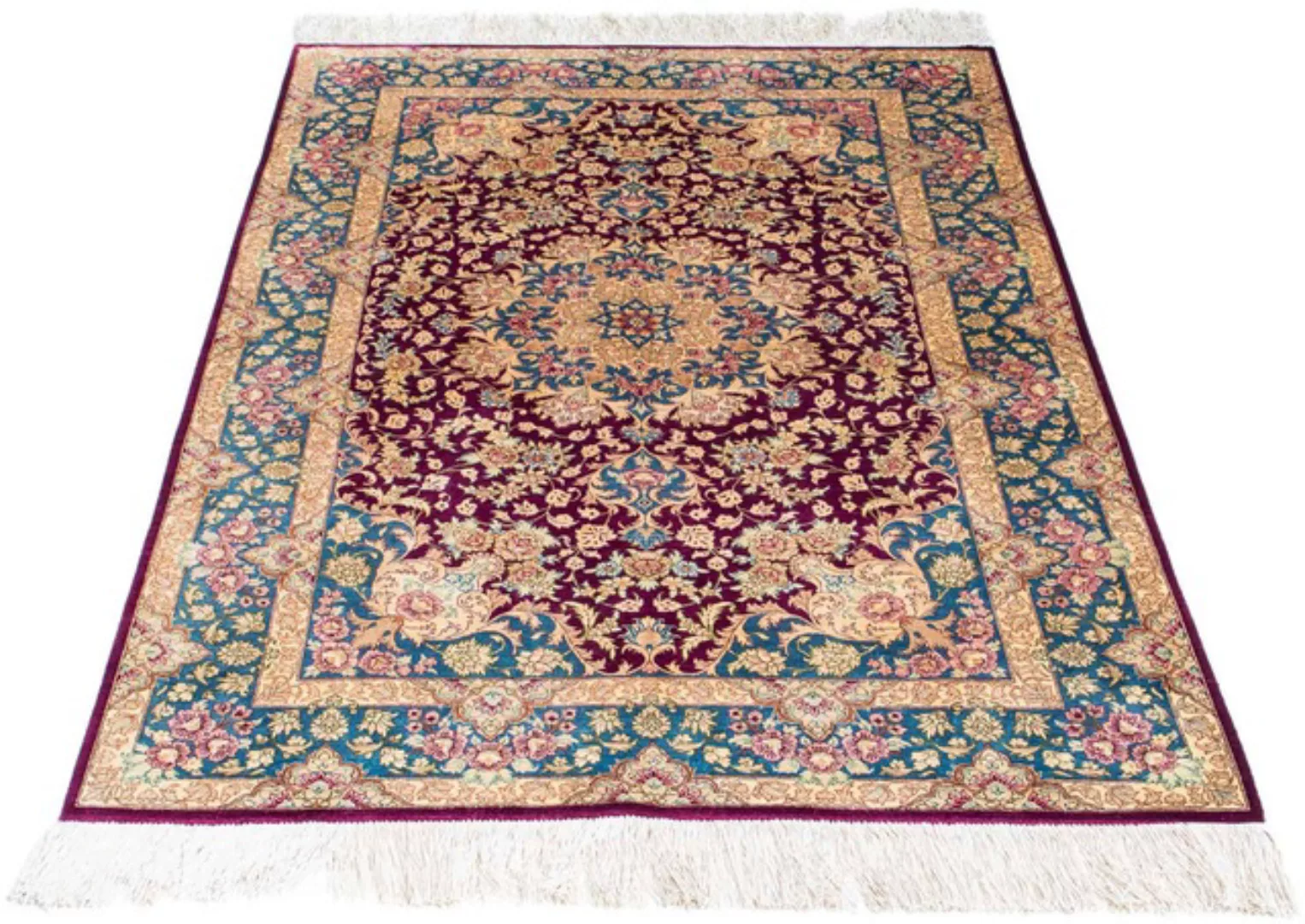 morgenland Orientteppich »Perser - Ghom - 148 x 99 cm - dunkelrot«, rechtec günstig online kaufen