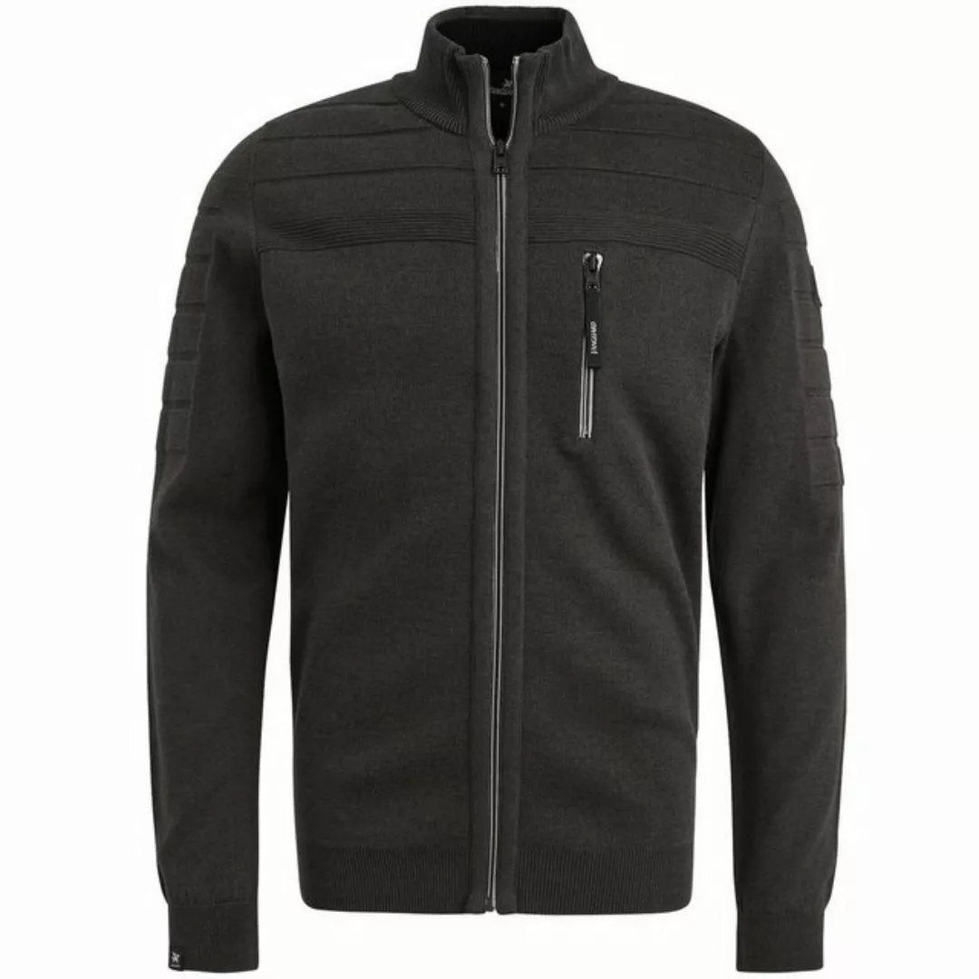 Vanguard Strickjacke Zip jacket cotton bonded mouline günstig online kaufen