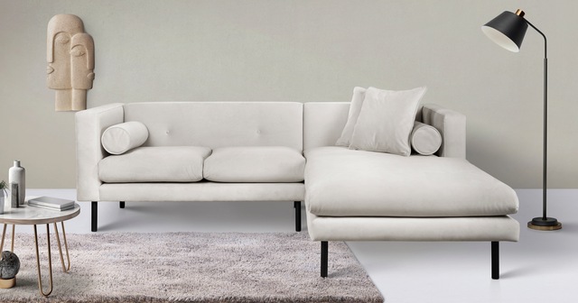 Home affaire Ecksofa »Lillibeth L-Form Designsofa, Maße B/T/H: 240/173/83 c günstig online kaufen