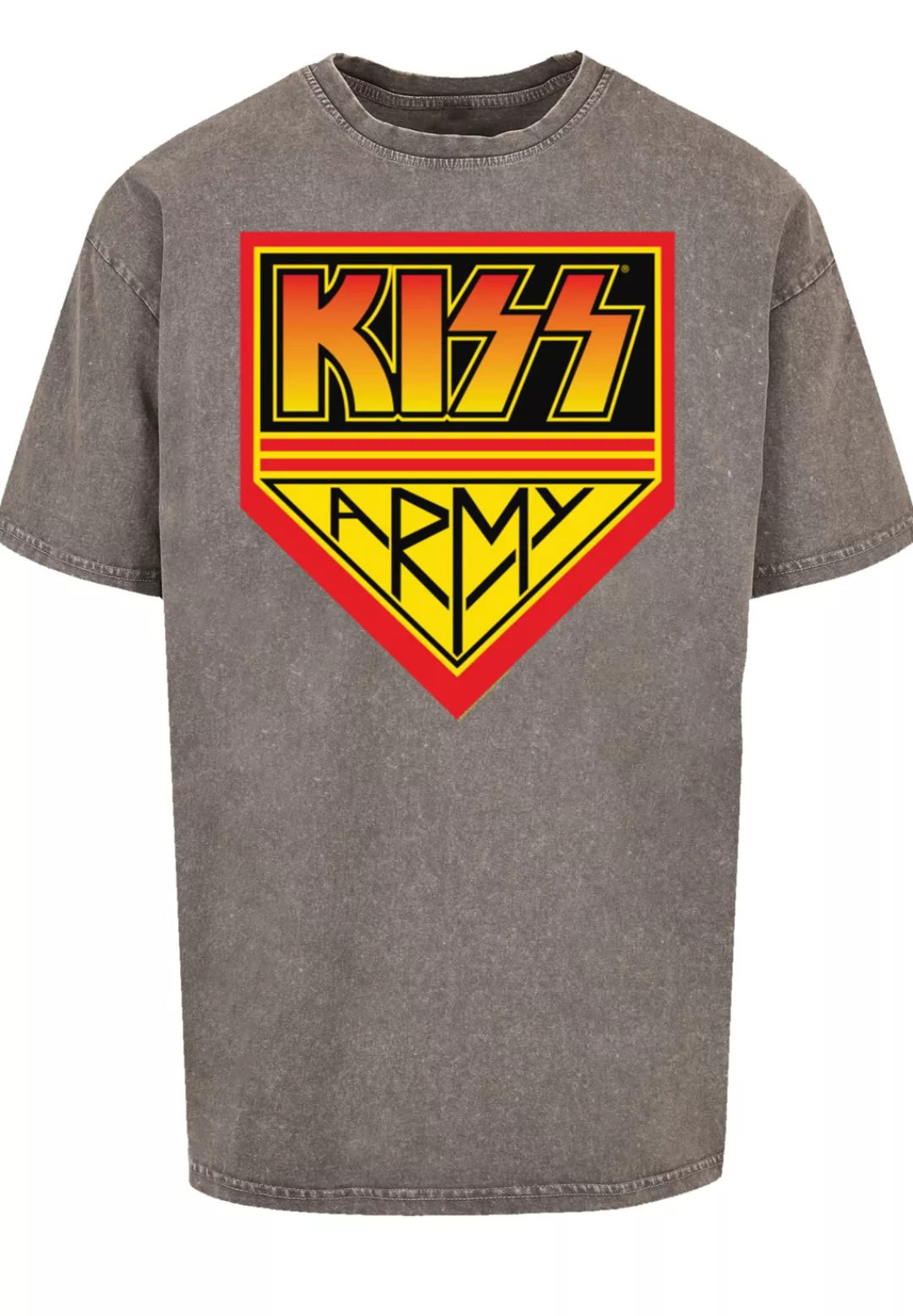 F4NT4STIC T-Shirt "Kiss Rock Band Army Logo", Premium Qualität, Musik, By R günstig online kaufen