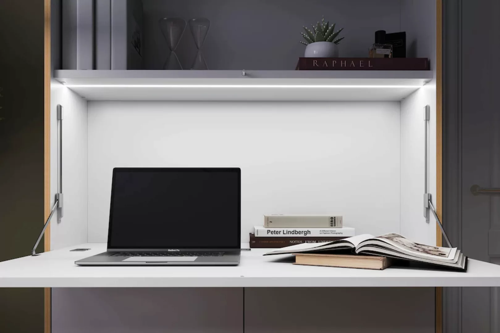 Müller SMALL LIVING Sekretär »FLAI Home-Office groß«, drei Rückwände: Melam günstig online kaufen