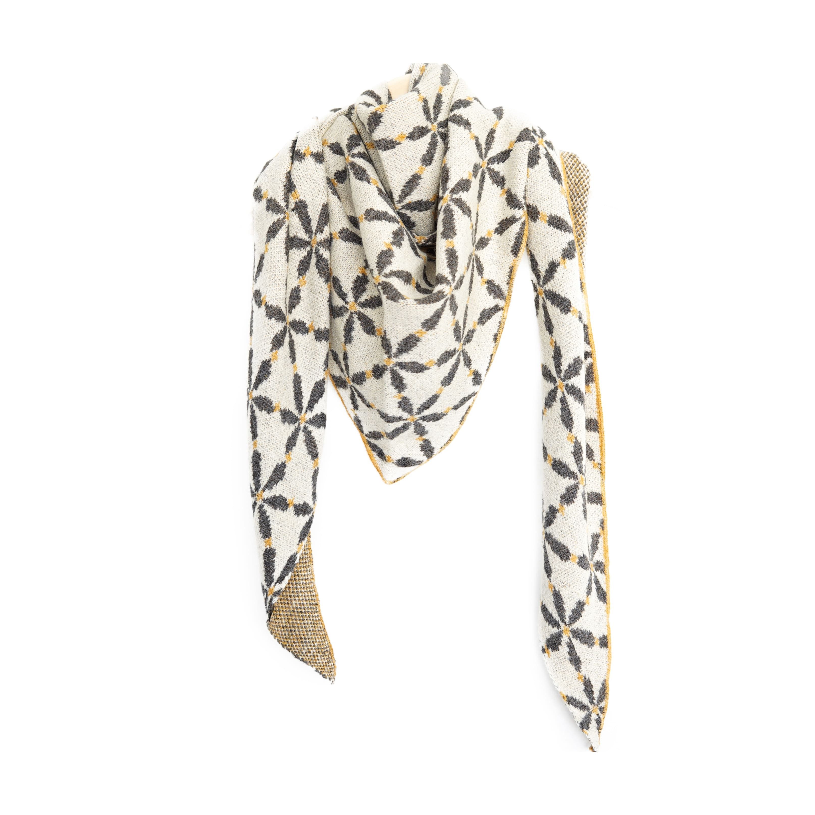 COFI 1453 Modeschal mit Blumenmuster für günstig online kaufen