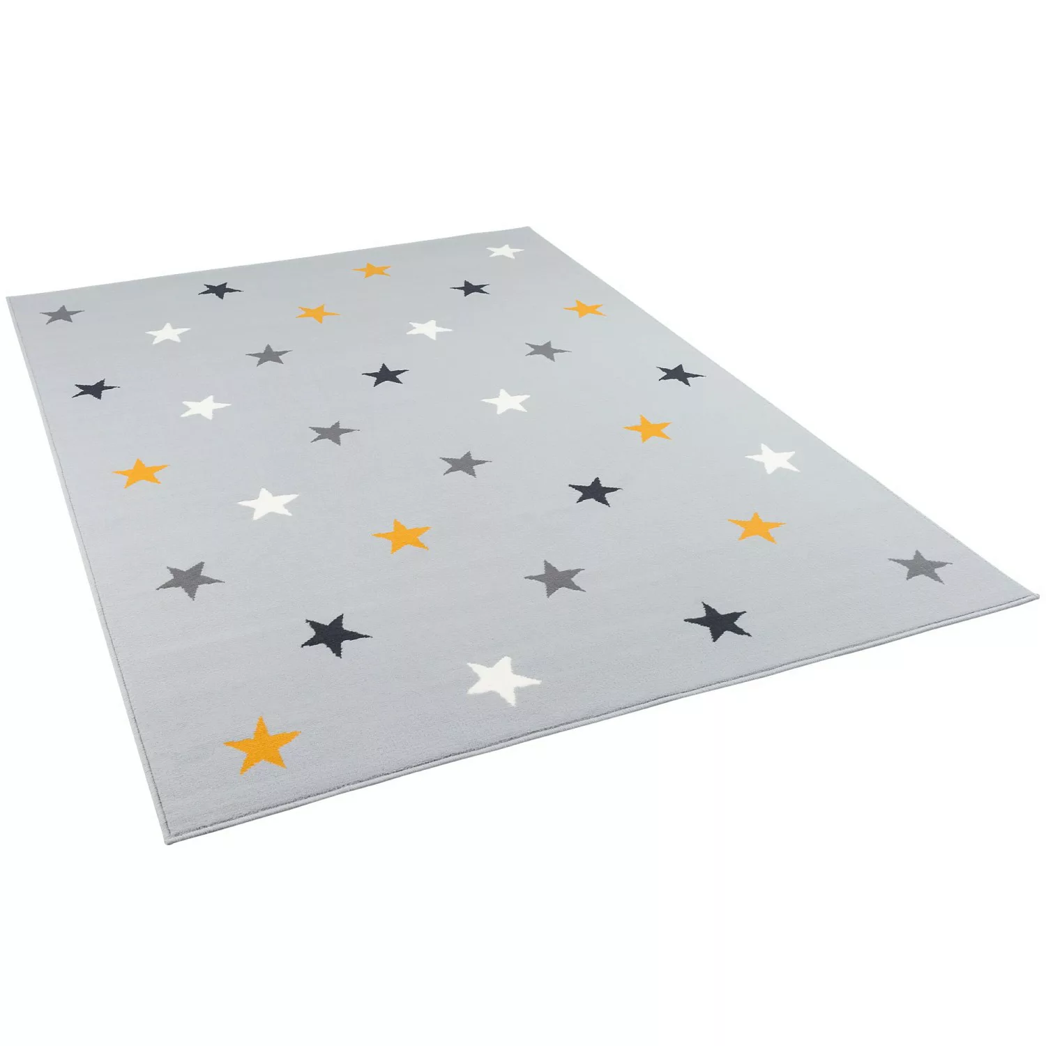 Pergamon Kinder und Jugend Teppich Trendline Sterne Mix Grau 140x200cm günstig online kaufen