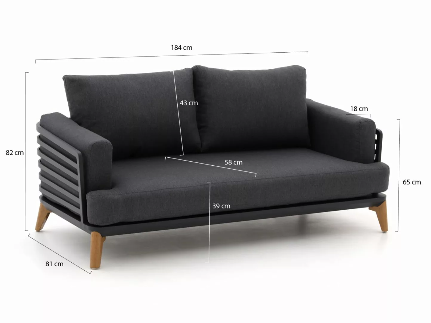 Bellagio Esenta Gartensofa 184 cm günstig online kaufen