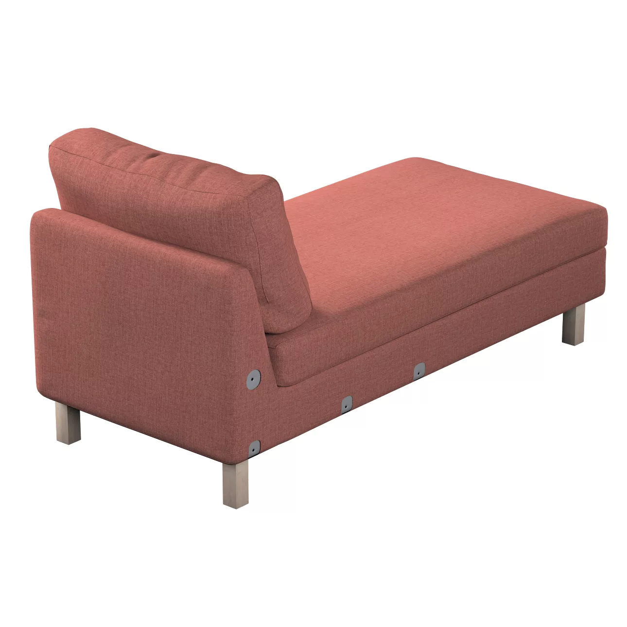 Bezug für Karlstad Recamiere Zustellsofa, kurz, cognac braun, Bezug für Kar günstig online kaufen