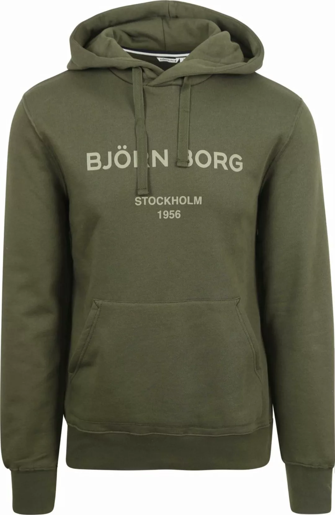 Björn Borg Logo Hoodie Grün - Größe M günstig online kaufen