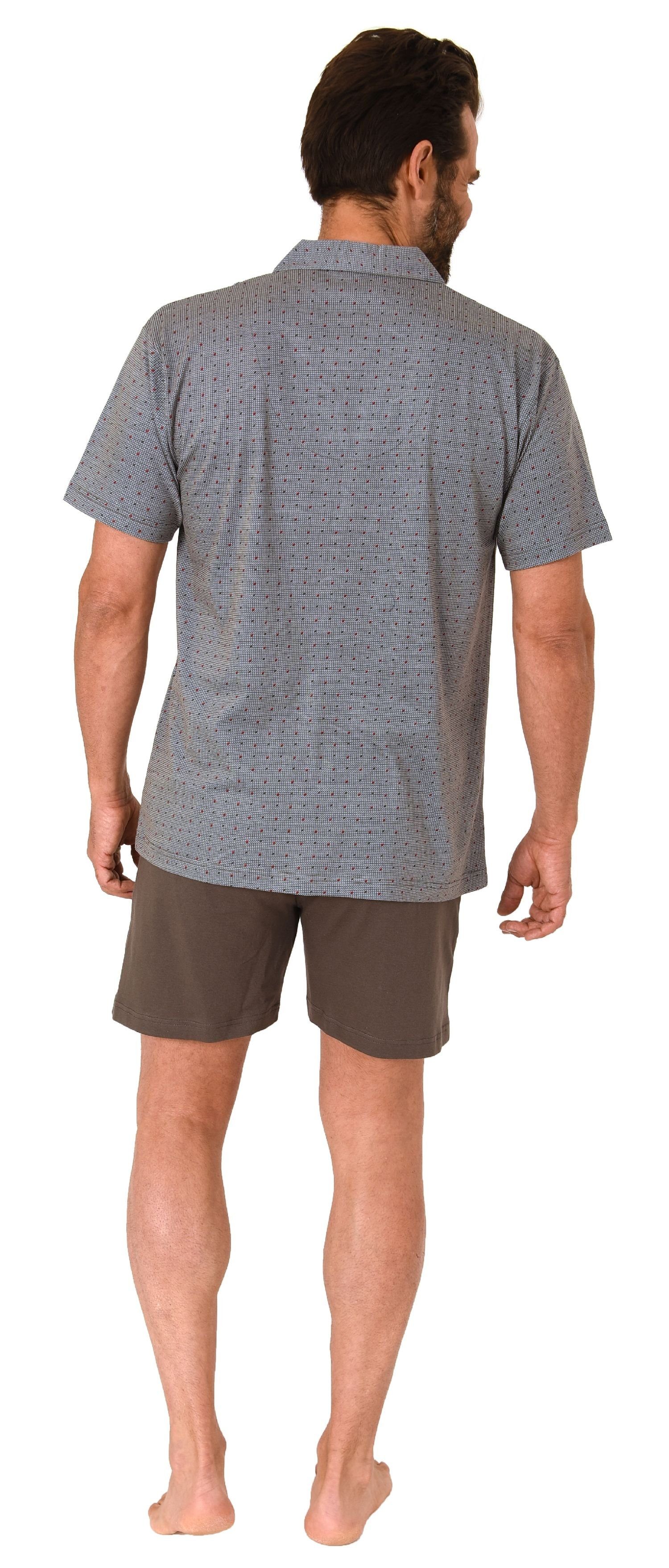 Normann Pyjama Herren kurzarm Schlafanzug Shorty günstig online kaufen