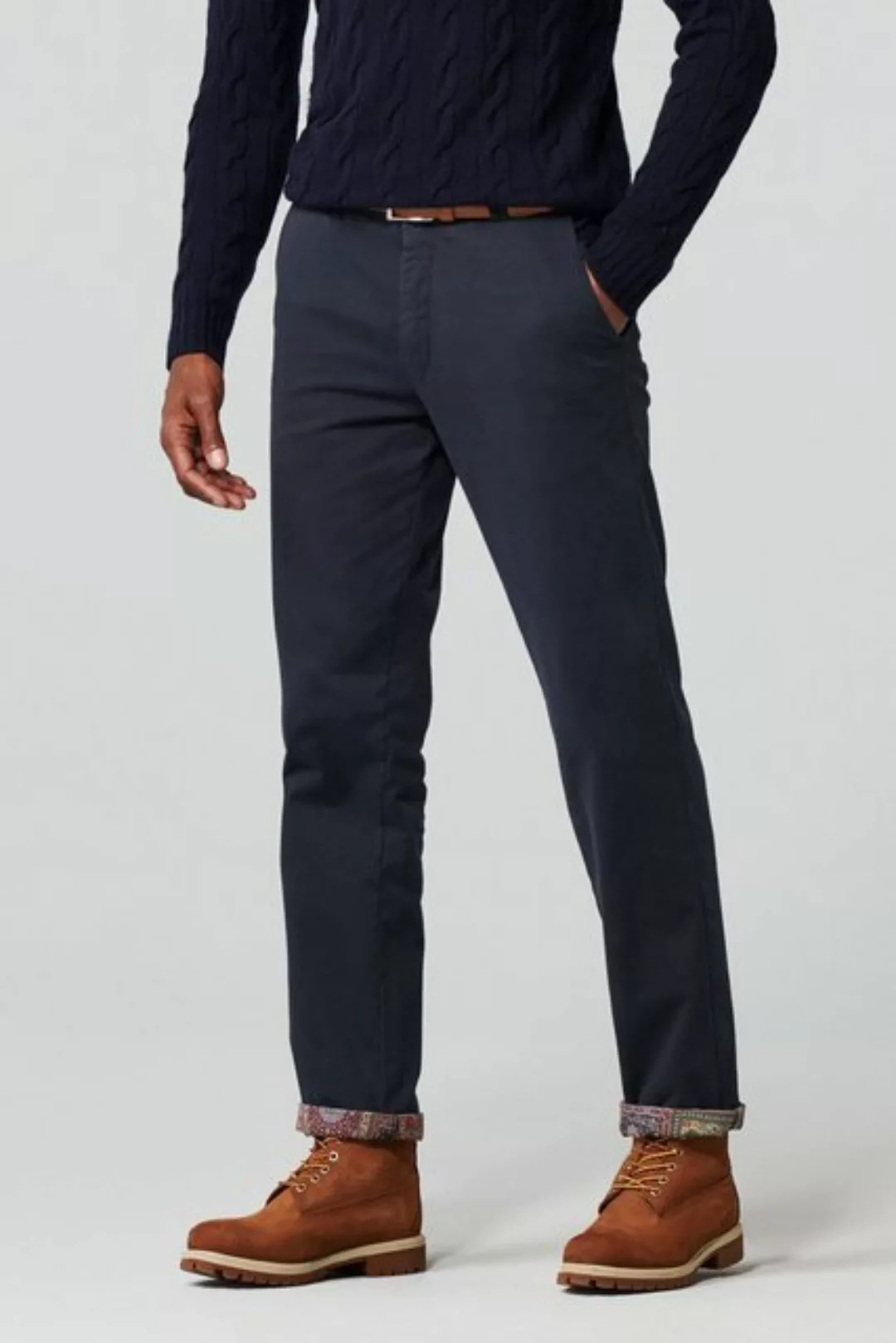 MEYER Chinohose Thermo Fine Twill Chino günstig online kaufen