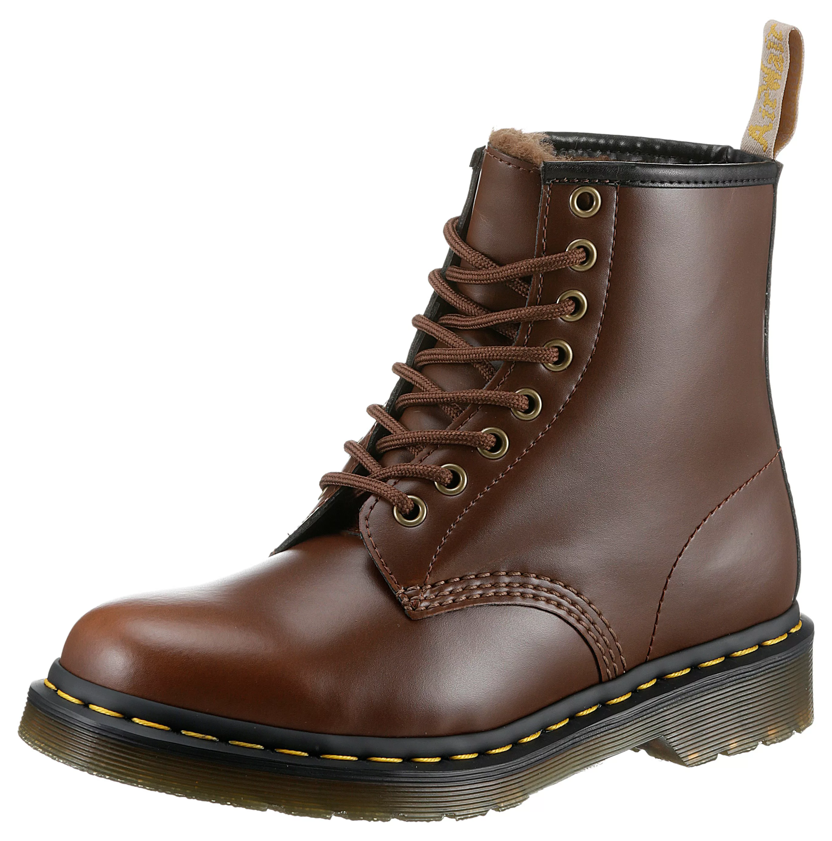 DR. MARTENS Schnürboots "Vegan 1460 Norfolk", mit Blockabsatz günstig online kaufen