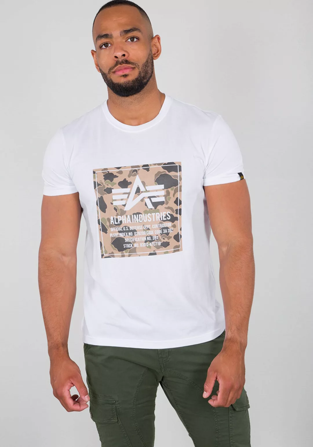 Alpha Industries T-Shirt "Alpha Industries Men - T-Shirts Camo Block T" günstig online kaufen