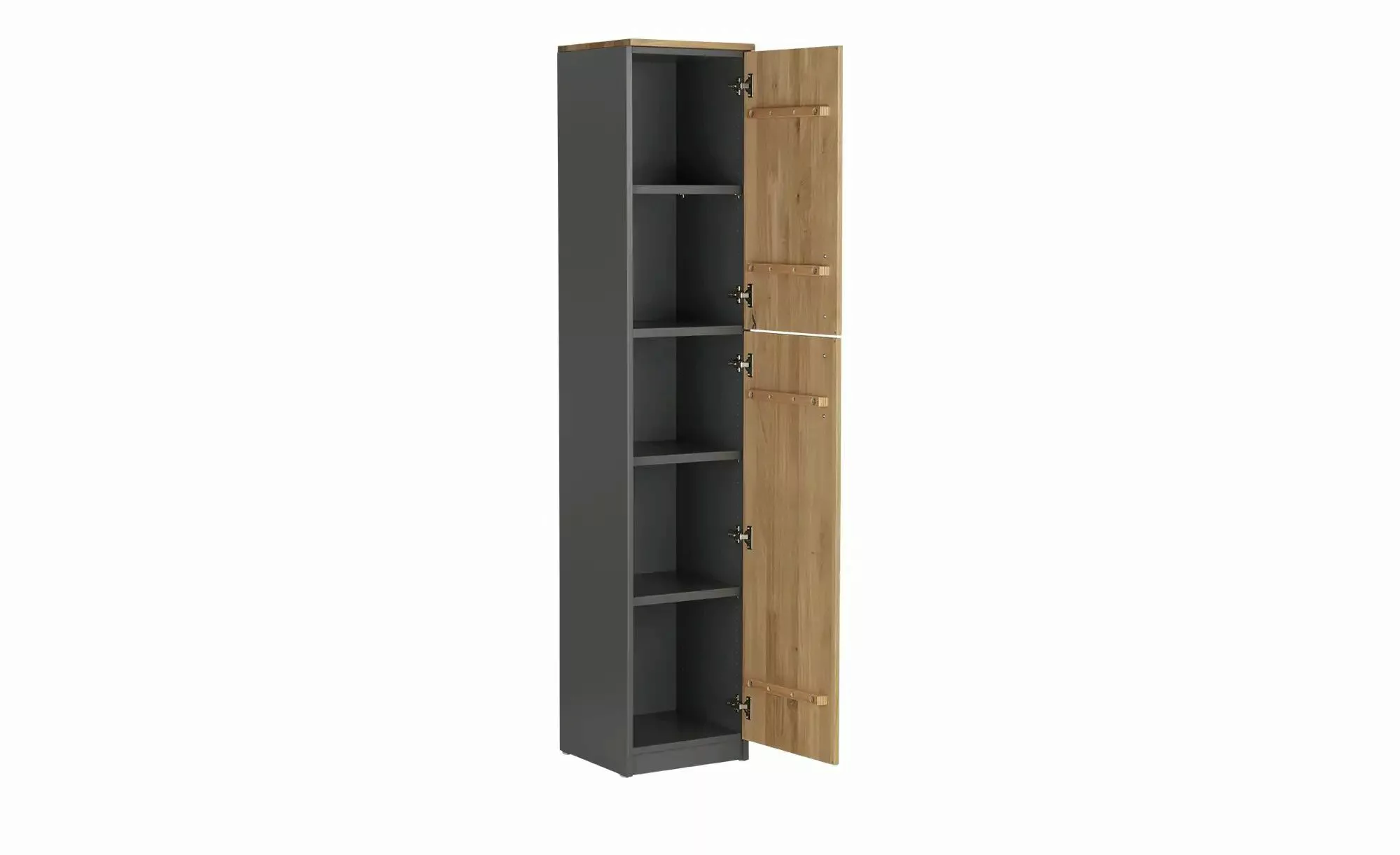 Aktenschrank  SOLIDLine ¦ grau ¦ Maße (cm): B: 40 H: 198,2 T: 40 Schränke > günstig online kaufen