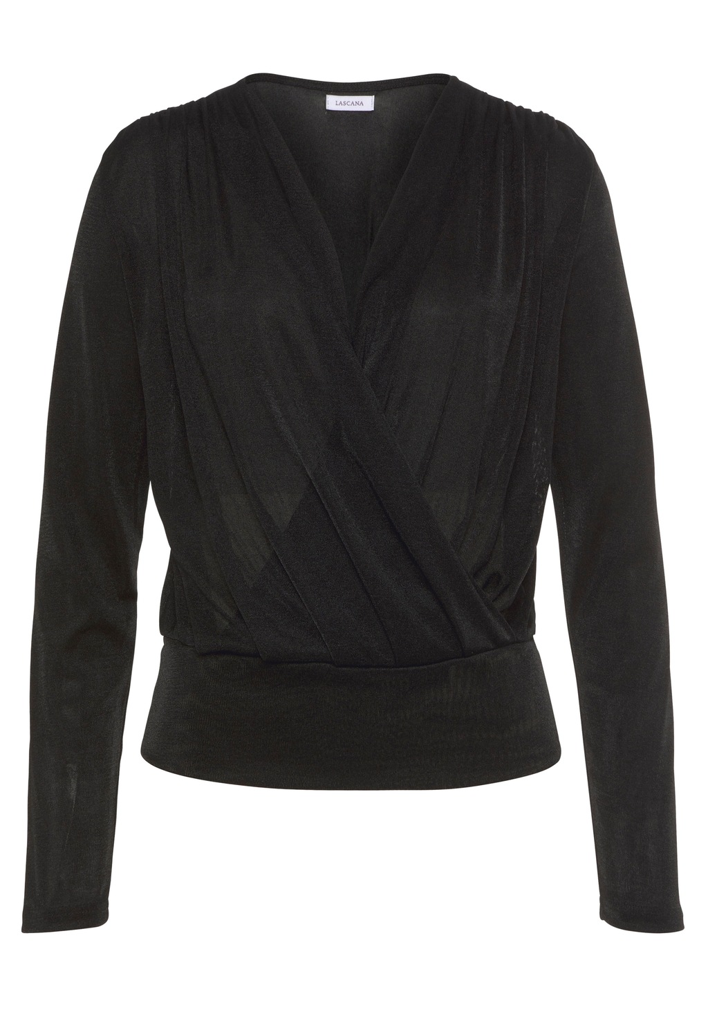 LASCANA Langarmshirt, aus glänzender Qualität günstig online kaufen