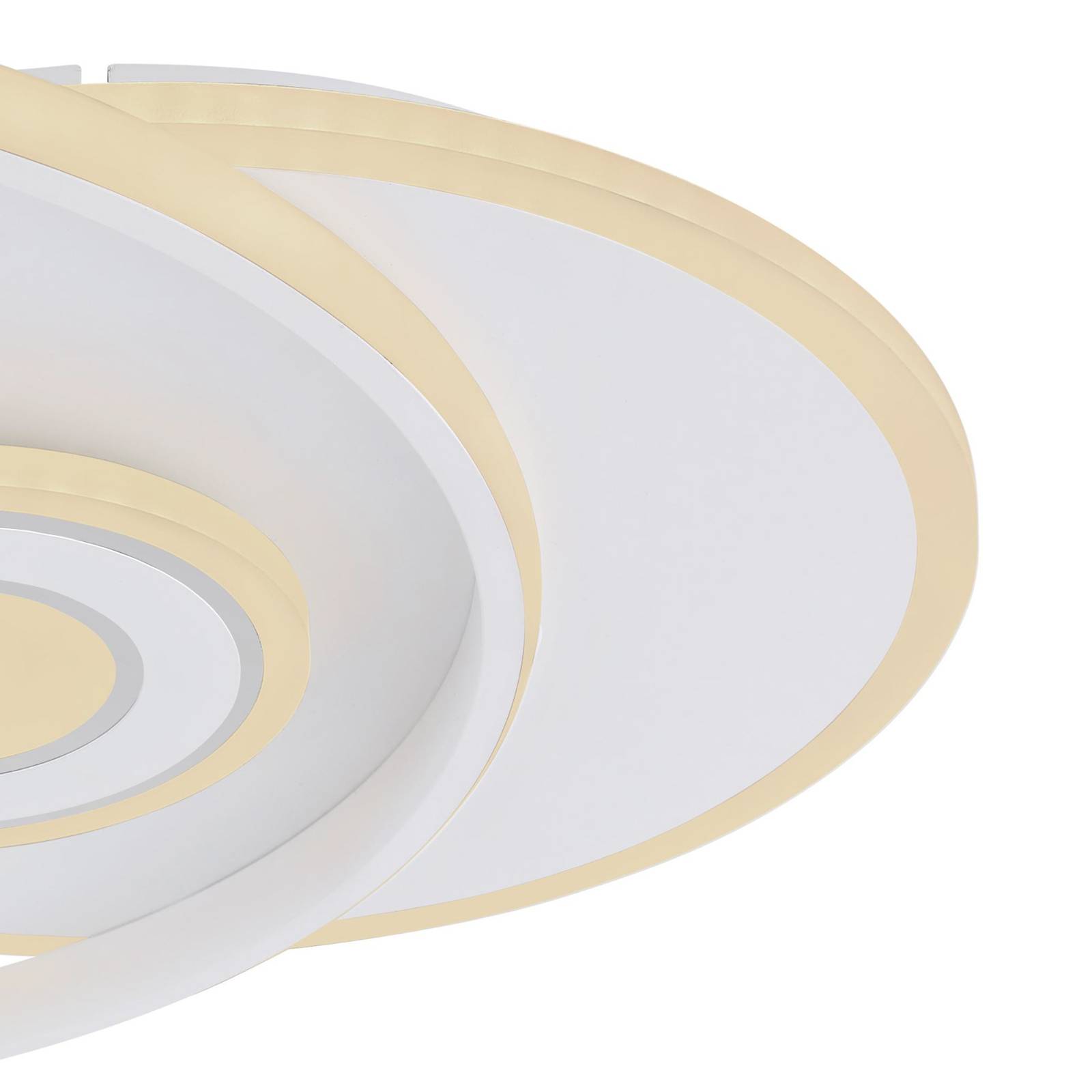 LED-Deckenleuchte Roderick, weiß, Länge 54 cm, Acryl, CCT günstig online kaufen
