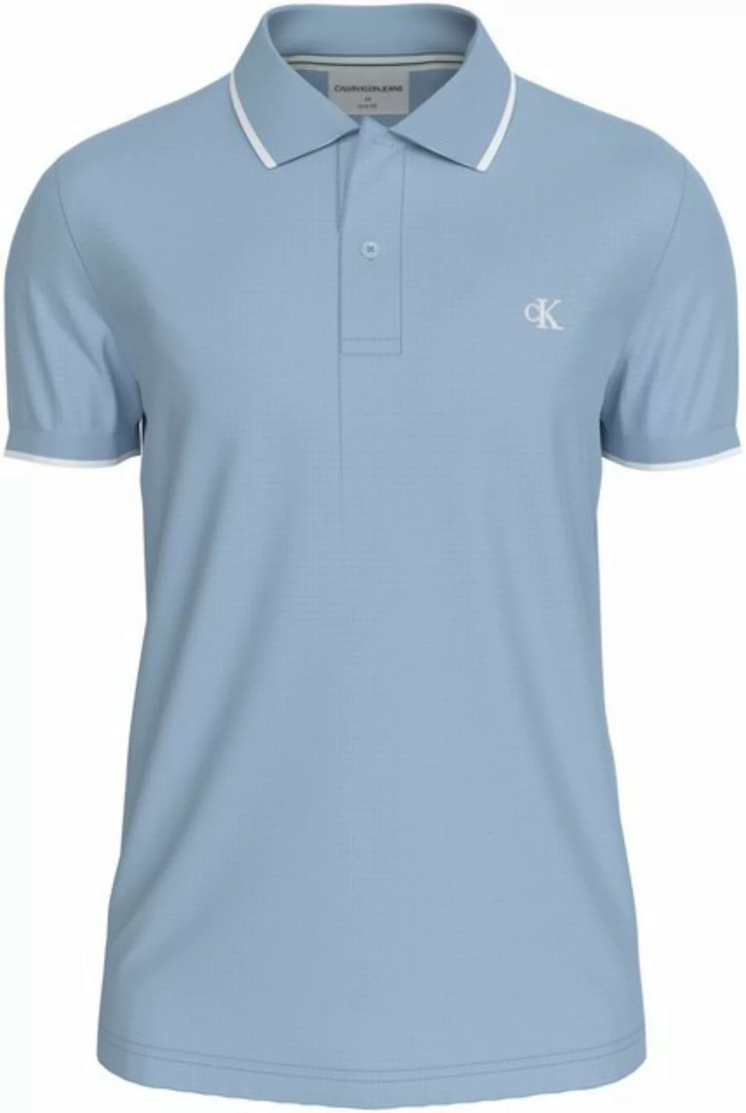 Calvin Klein Jeans Poloshirt TIPPING SLIM POLO mit Logomarkenlabel günstig online kaufen