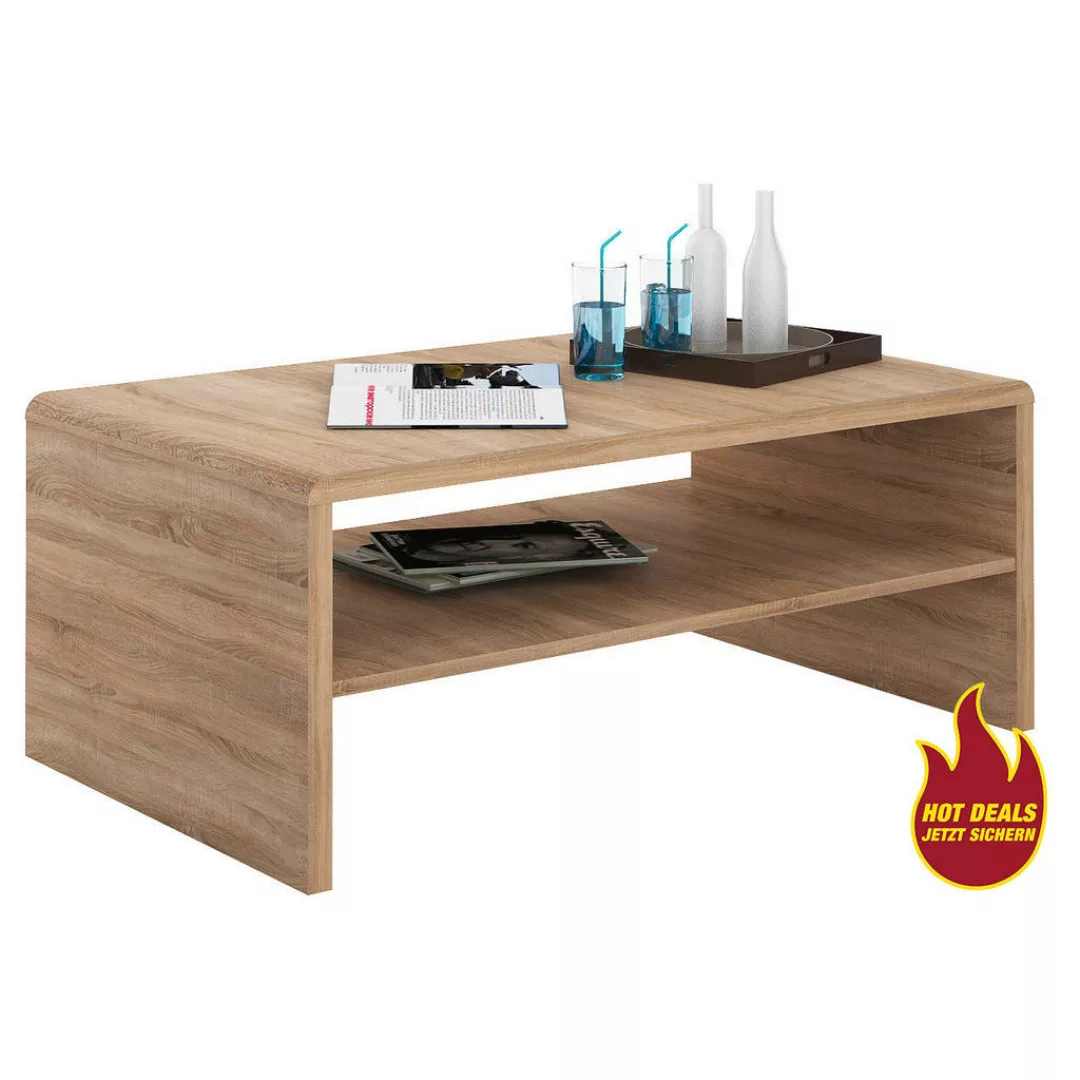 Couchtisch Cala Luna C4T02 Eiche Sonoma Nachbildung B/H/T: ca. 100x40x59 cm günstig online kaufen