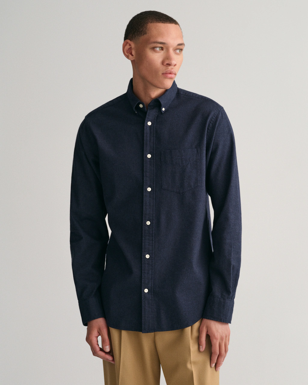 Gant Langarmhemd "REG FLANNEL MELANGE SHIRT" günstig online kaufen