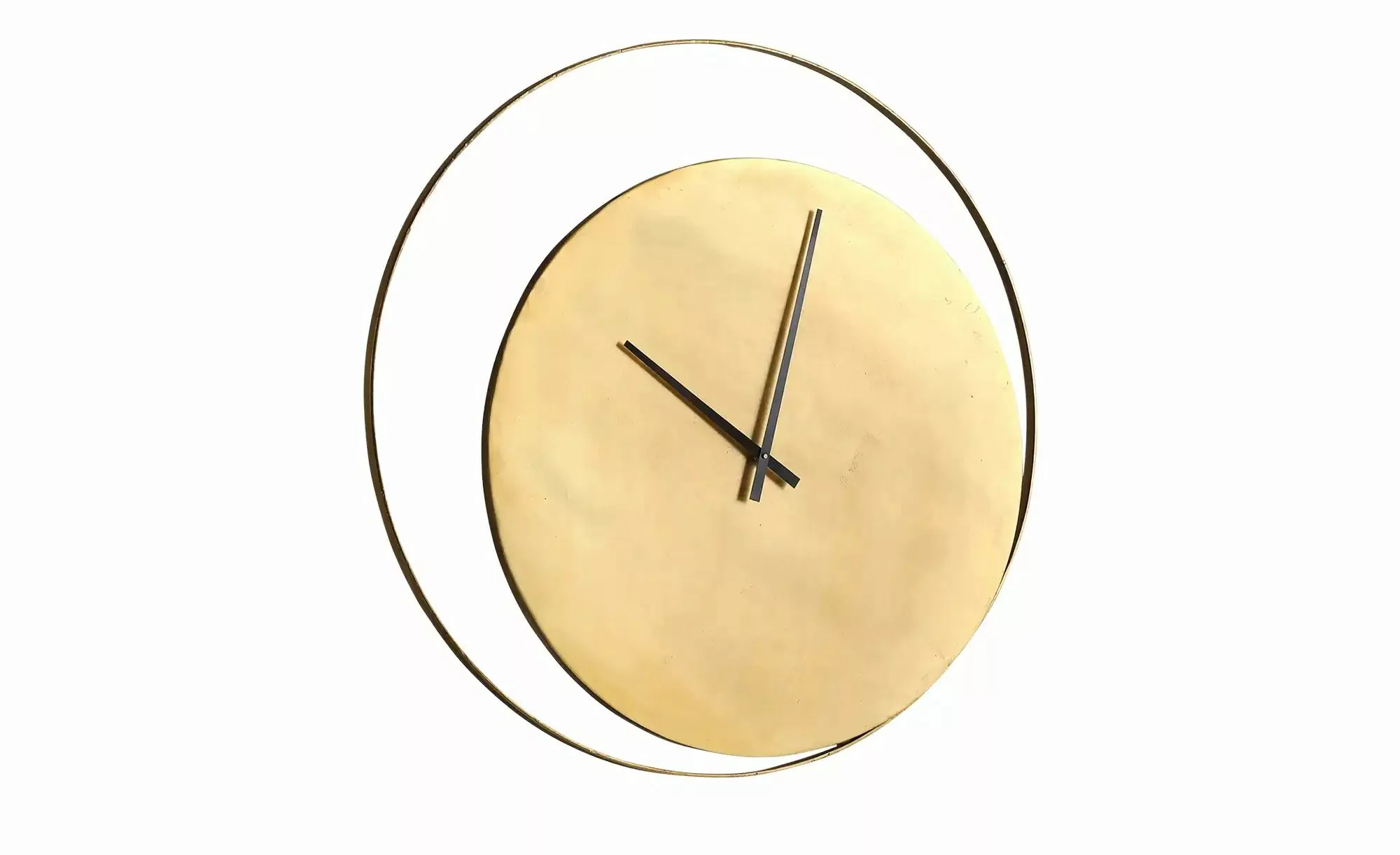 Wanduhr 80 cm Shine ¦ gold ¦ Metall ¦ Maße (cm): T: 3.0  Ø: 80 Accessoires günstig online kaufen