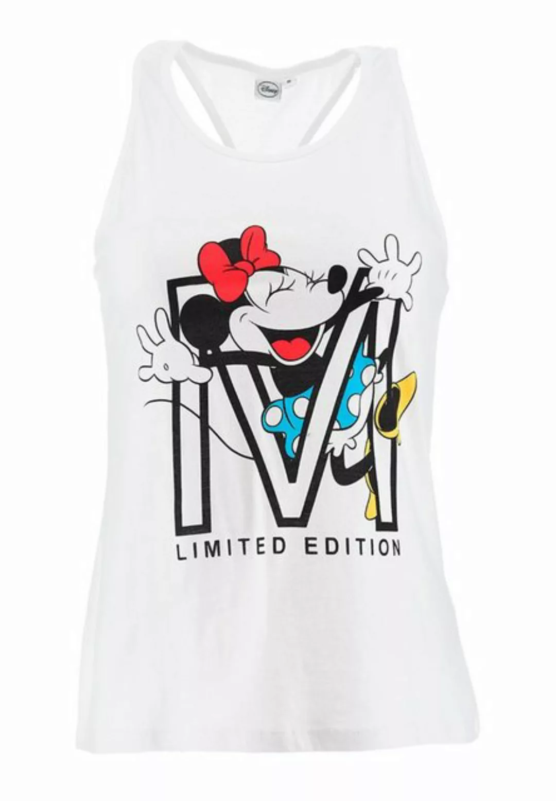 Disney Minnie Mouse Muskelshirt Mini Maus Damen Top Shirt ärmellos günstig online kaufen