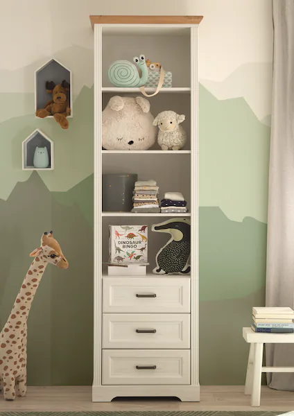 Begabino Standregal »Jasmin«, mit 4 offenen Fächern, Regal Kinderzimmer mit günstig online kaufen