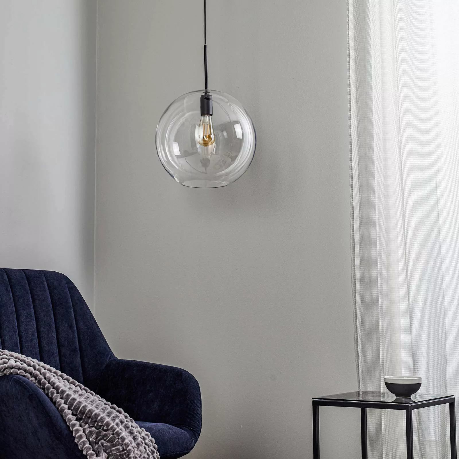 Hängeleuchte Sphere XL mit Glasschirm günstig online kaufen