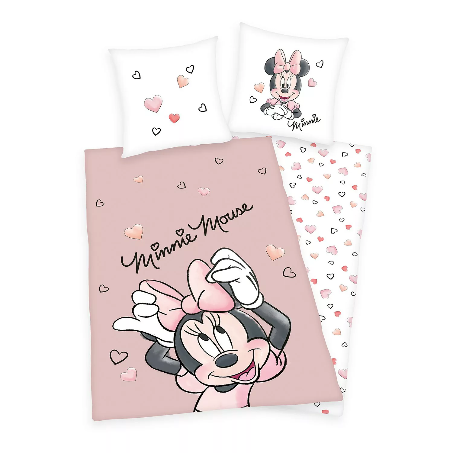 Herding "Kinder-Wendebettwäsche ""Disney´s Minnie Mouse"" Renforcé" rosa/an günstig online kaufen