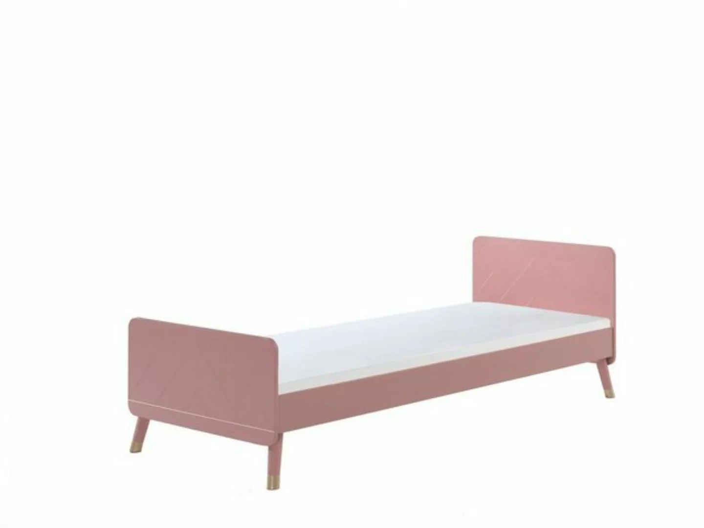 Natur24 Kinderbett Einzelbett BILLY 90x200cm MDF Rosa günstig online kaufen