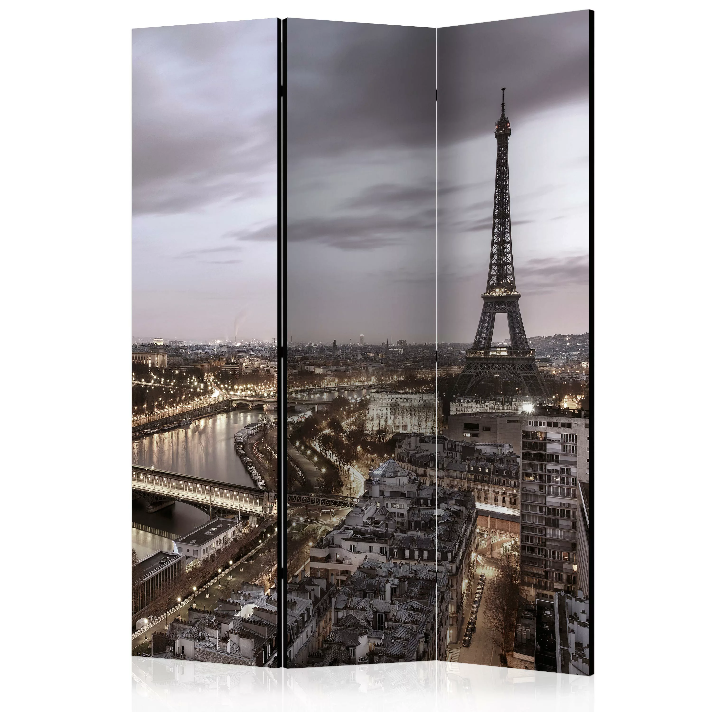 3-teiliges Paravent - Night In Paris [room Dividers] günstig online kaufen
