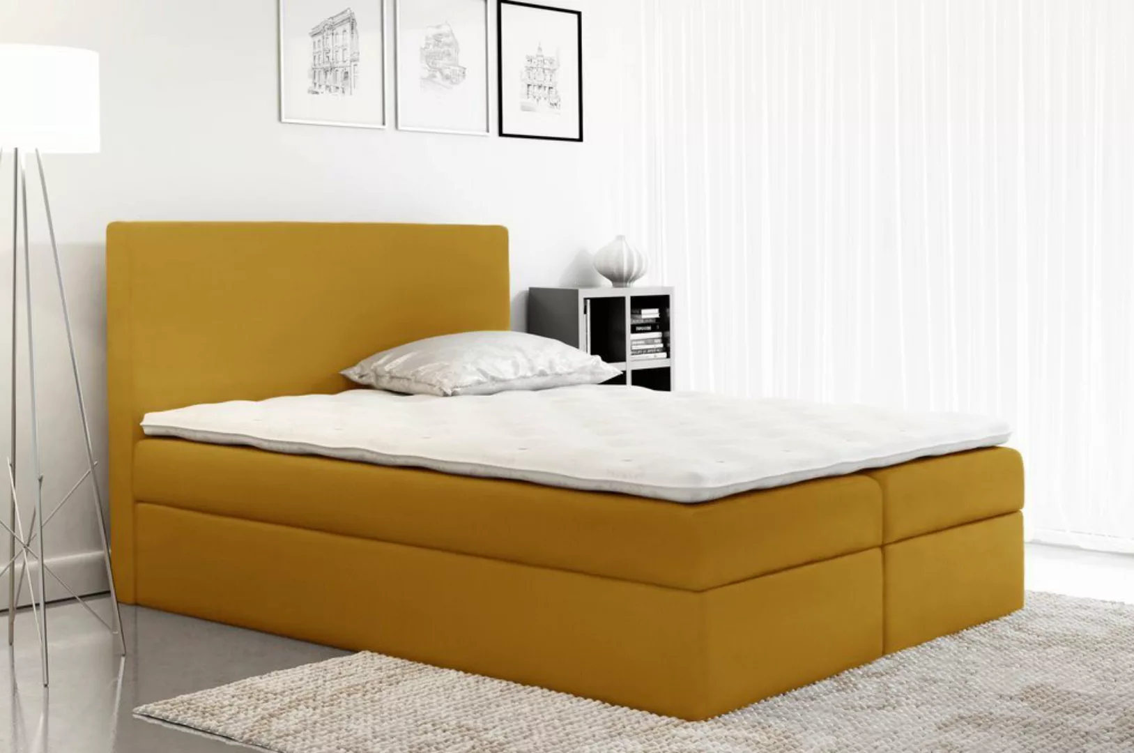 Stylefy Boxspringbett Mattia (Schlafzimmerbett, Bett), Design günstig online kaufen