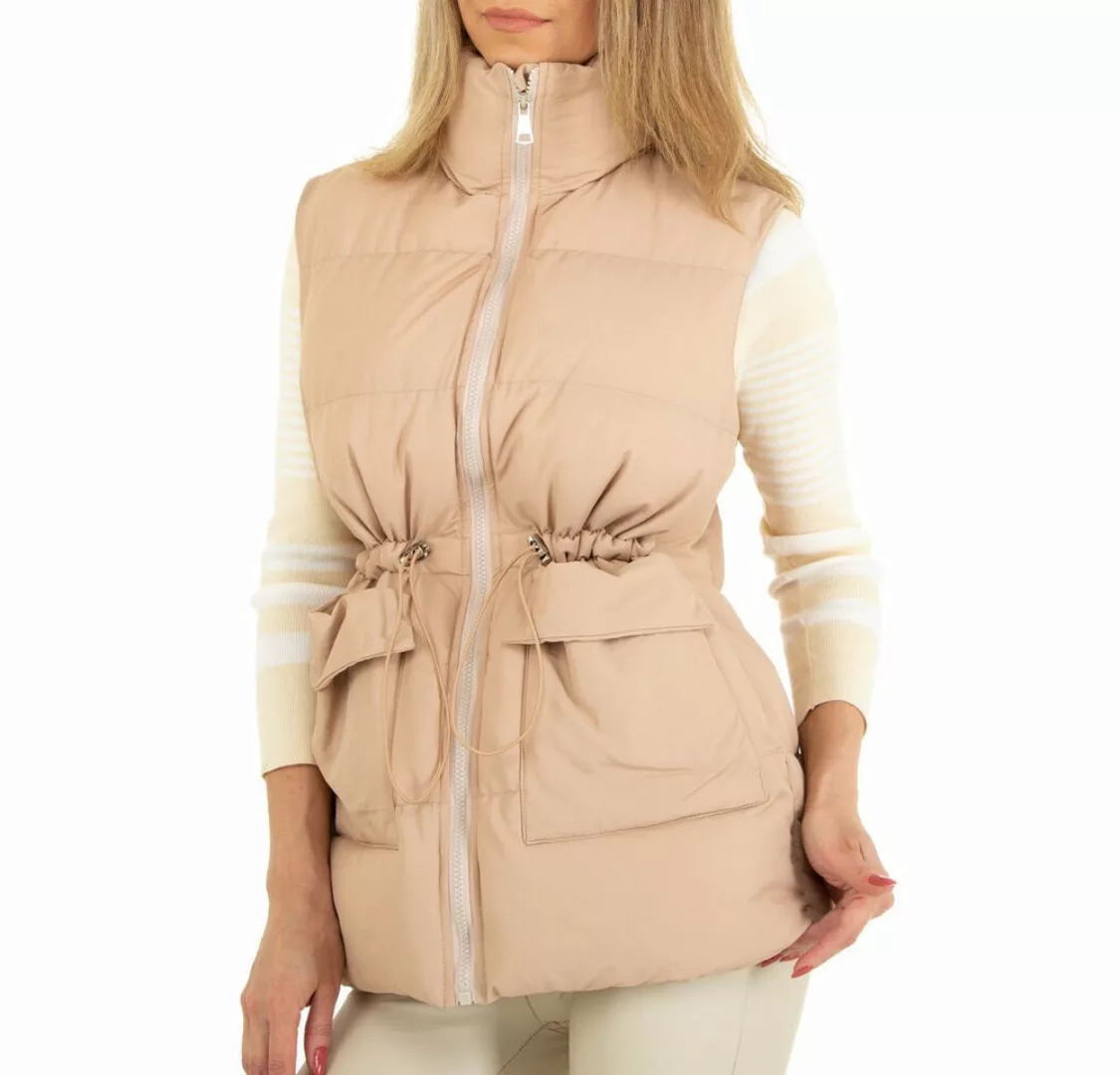 Ital-Design Steppweste Damen Freizeit (87256410) Gefüttert Winterjacke in B günstig online kaufen