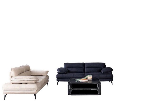 JVmoebel Sofa Luxus Couch Möbel Sofas Couchen 3tlg. Set Garnitur, Made in E günstig online kaufen