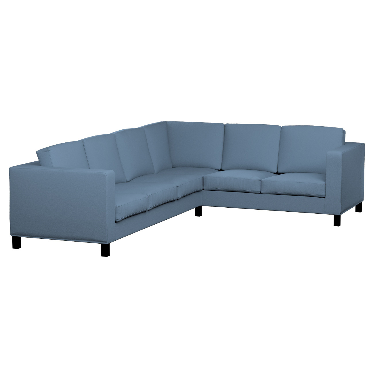 Bezug für Karlanda Sofa Ecke links, blau, 36cm x 30cm x 50cm, Bouclé (702-8 günstig online kaufen