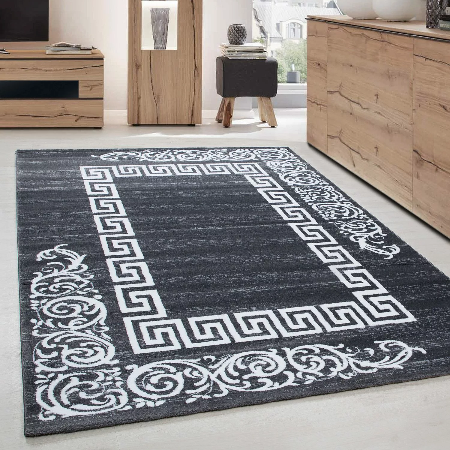 Carpettex Designteppich Mäander-Design, Läufer, Höhe: 12 günstig online kaufen