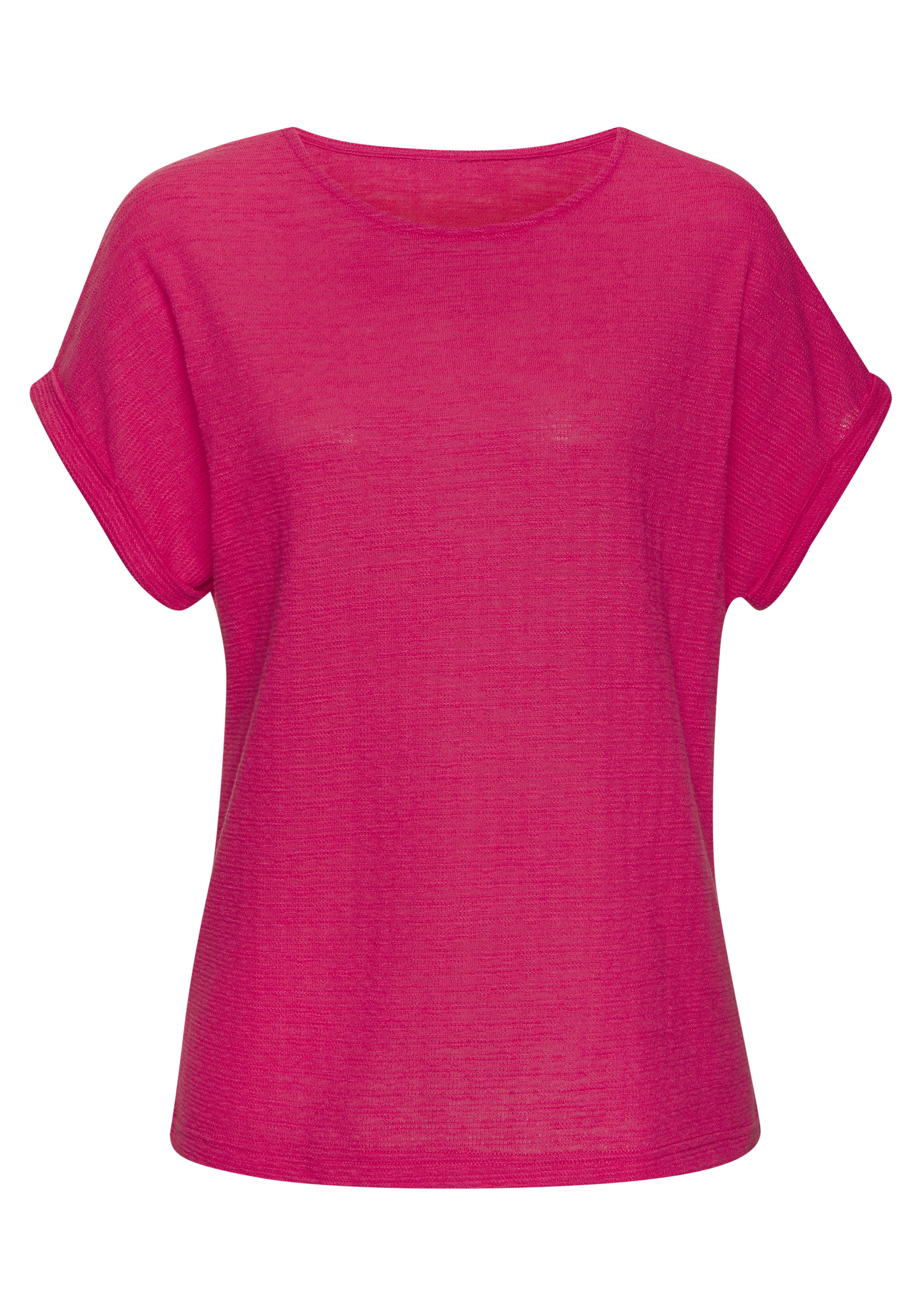 Vivance T-Shirt "mit modischer Struktur", aus bügelfreier Qualität mit Baum günstig online kaufen