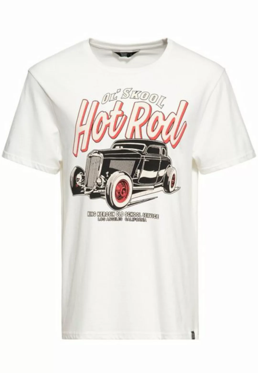 KingKerosin Print-Shirt Ol' Skool (1-tlg) mit Retro Front Print im Old Scho günstig online kaufen