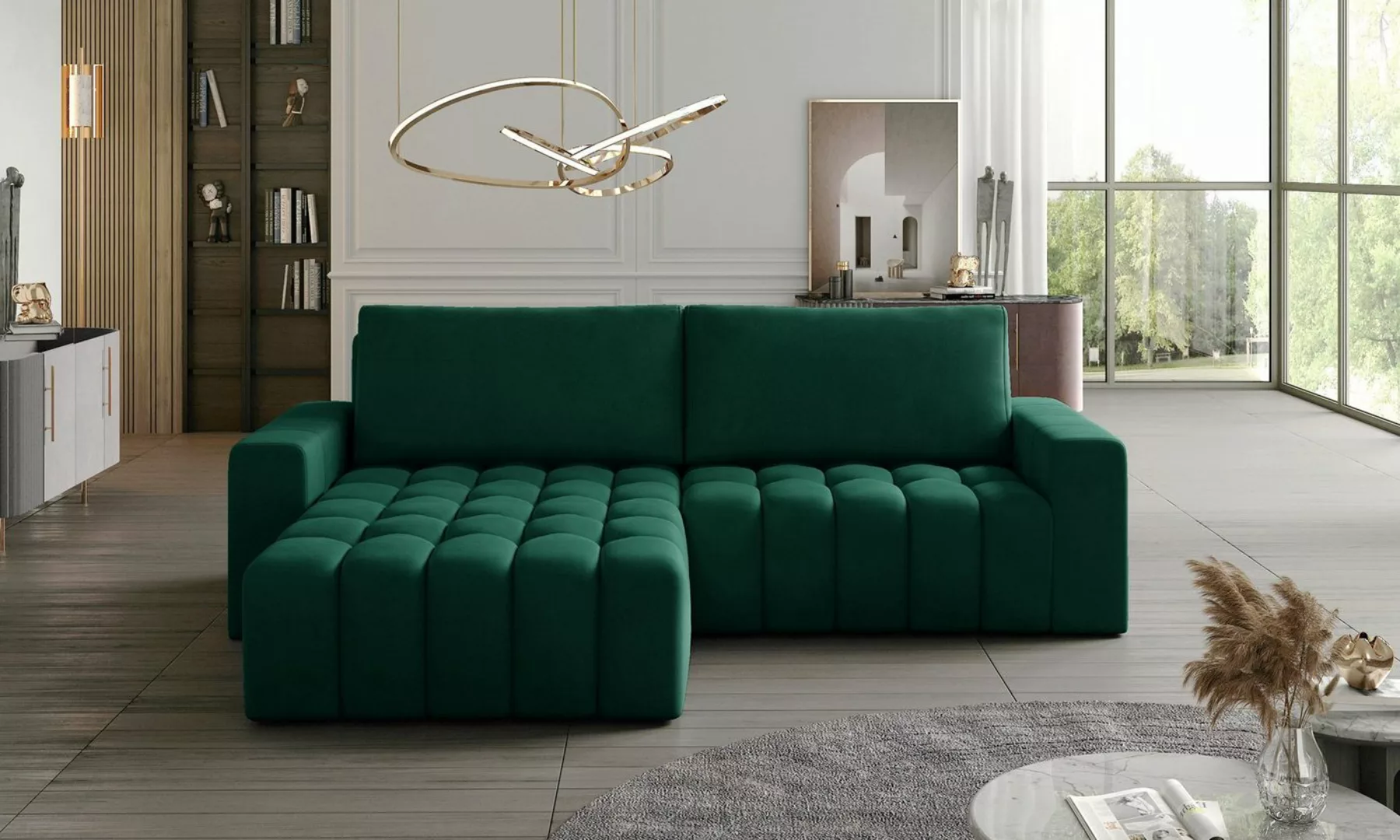 yourhouse24 Ecksofa Bonett mit Schlaffunktion und Bettkasten günstig online kaufen