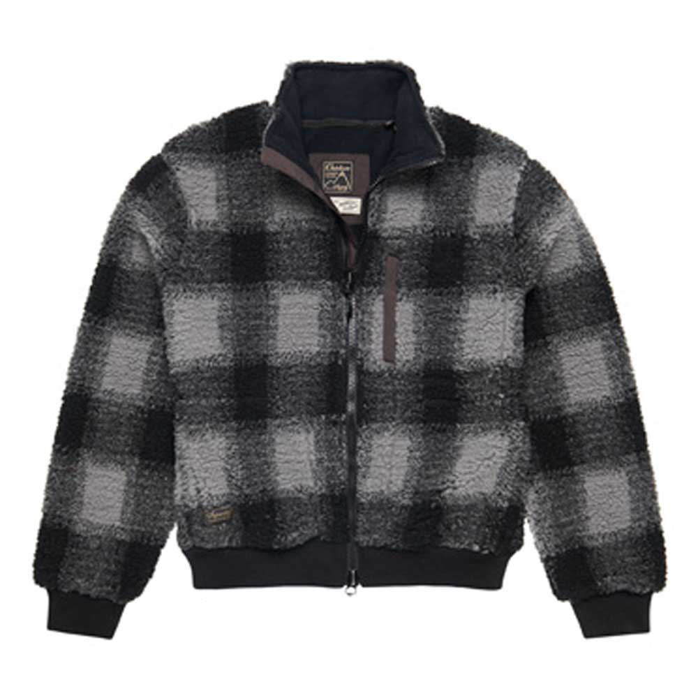 Superdry Sherpa Bomber Jacke M Grey / Black günstig online kaufen