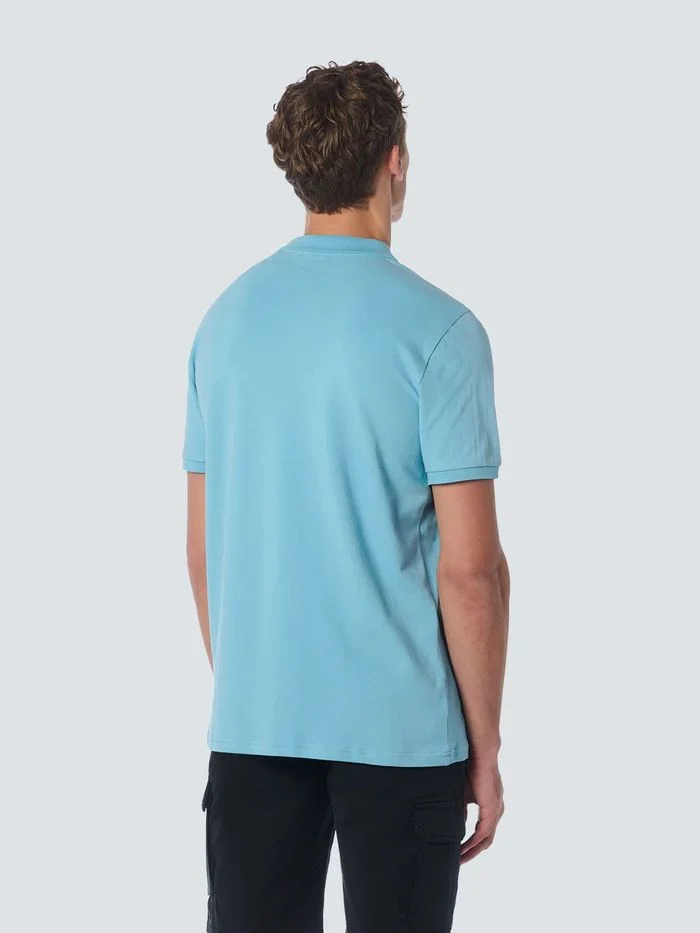 No Excess Poloshirt Riva Solid Blau - Größe M günstig online kaufen