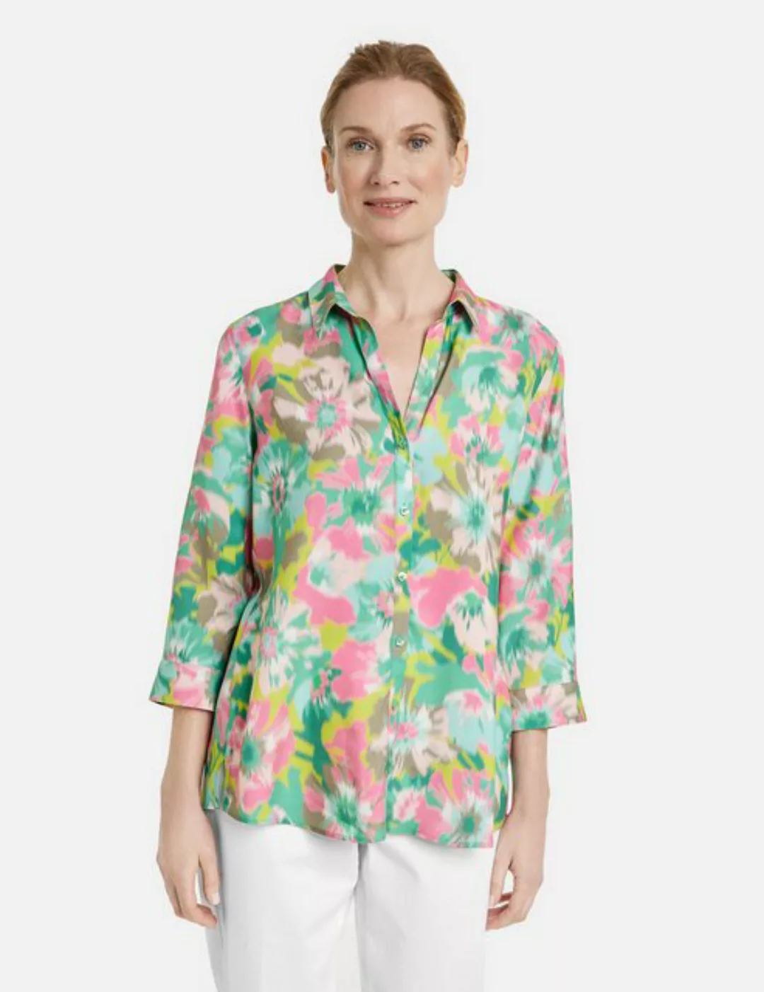 GERRY WEBER Klassische Bluse Nachhaltige Bluse mit 3/4 Arm günstig online kaufen