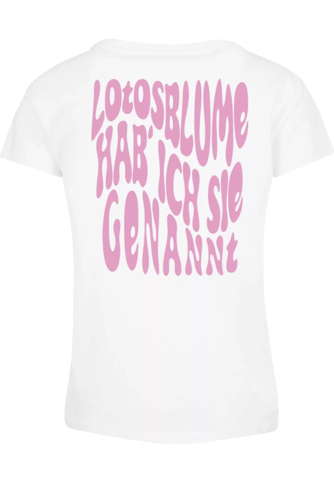 Merchcode T-Shirt "Merchcode Ladies Die Flippers - Lotosblume T-Shirt" günstig online kaufen