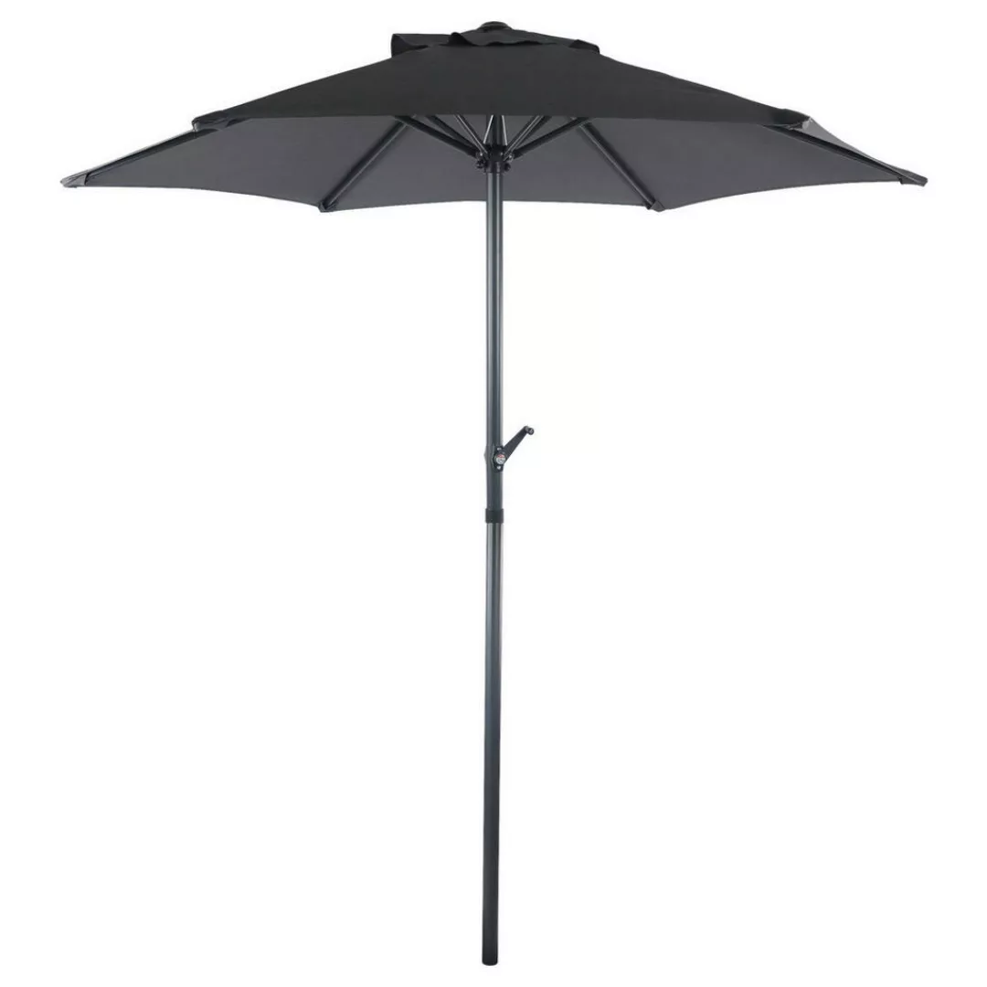 VCM Balkon-Sonnenschirm anthrazit Stahl D: ca. 180 cm günstig online kaufen