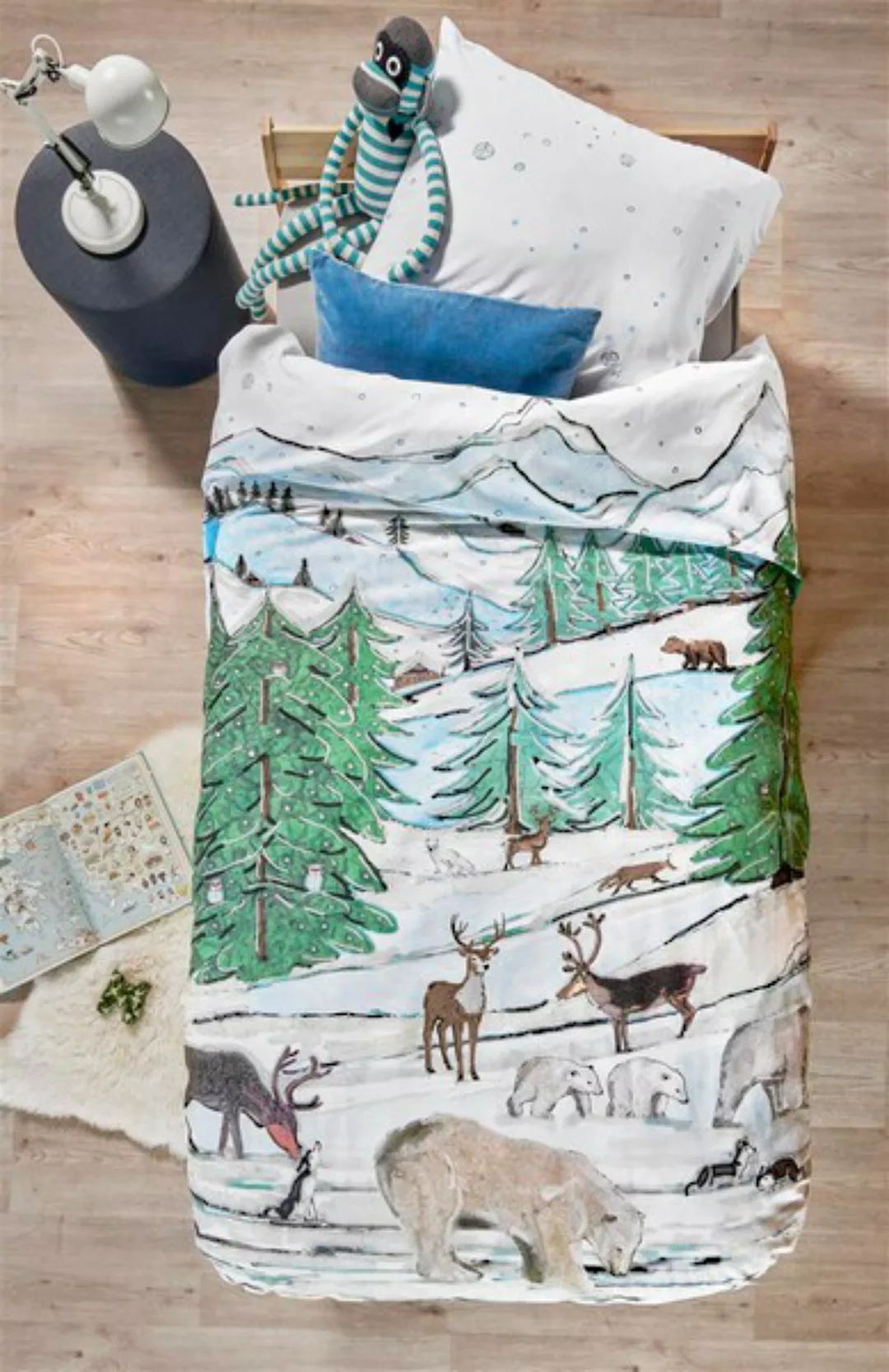 Beddinghouse x Hanneke de Jager Kinderbettwäsche »Snowscape« günstig online kaufen