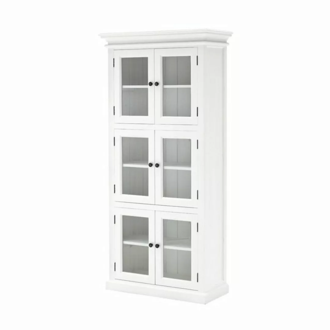 ebuy24 Vitrine Halifax Vitrinenschrank mit 6 Glastüren weiss. günstig online kaufen