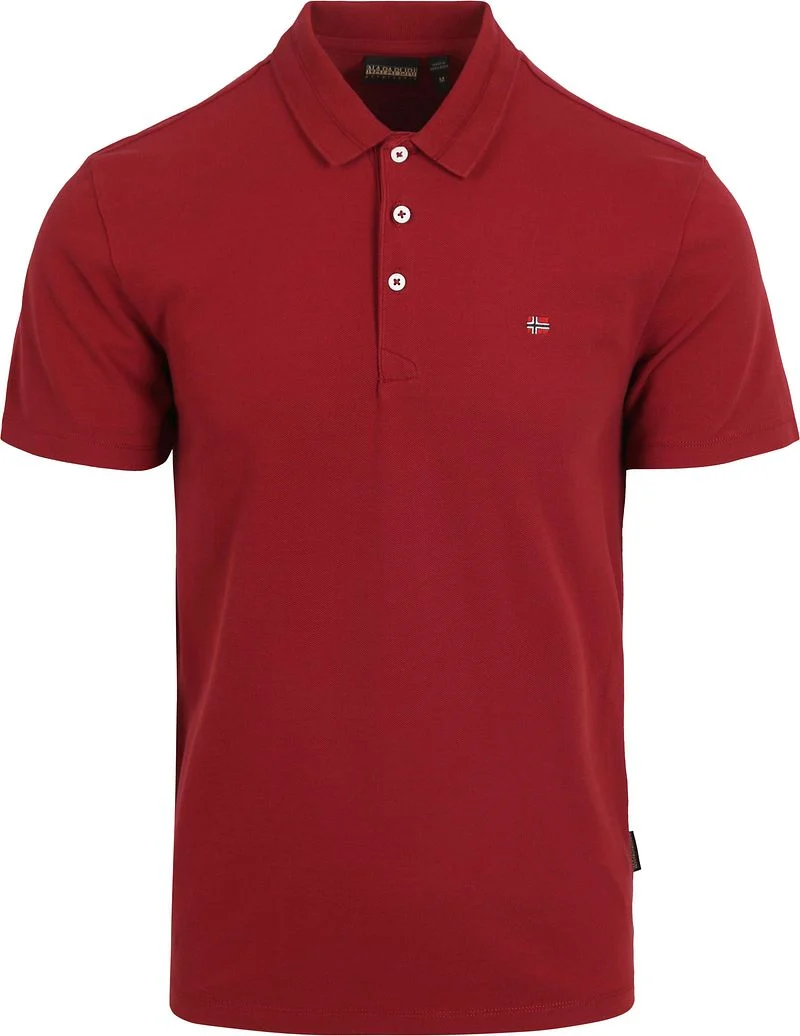 Napapijri Ealis Poloshirt Rot - Größe XXL günstig online kaufen