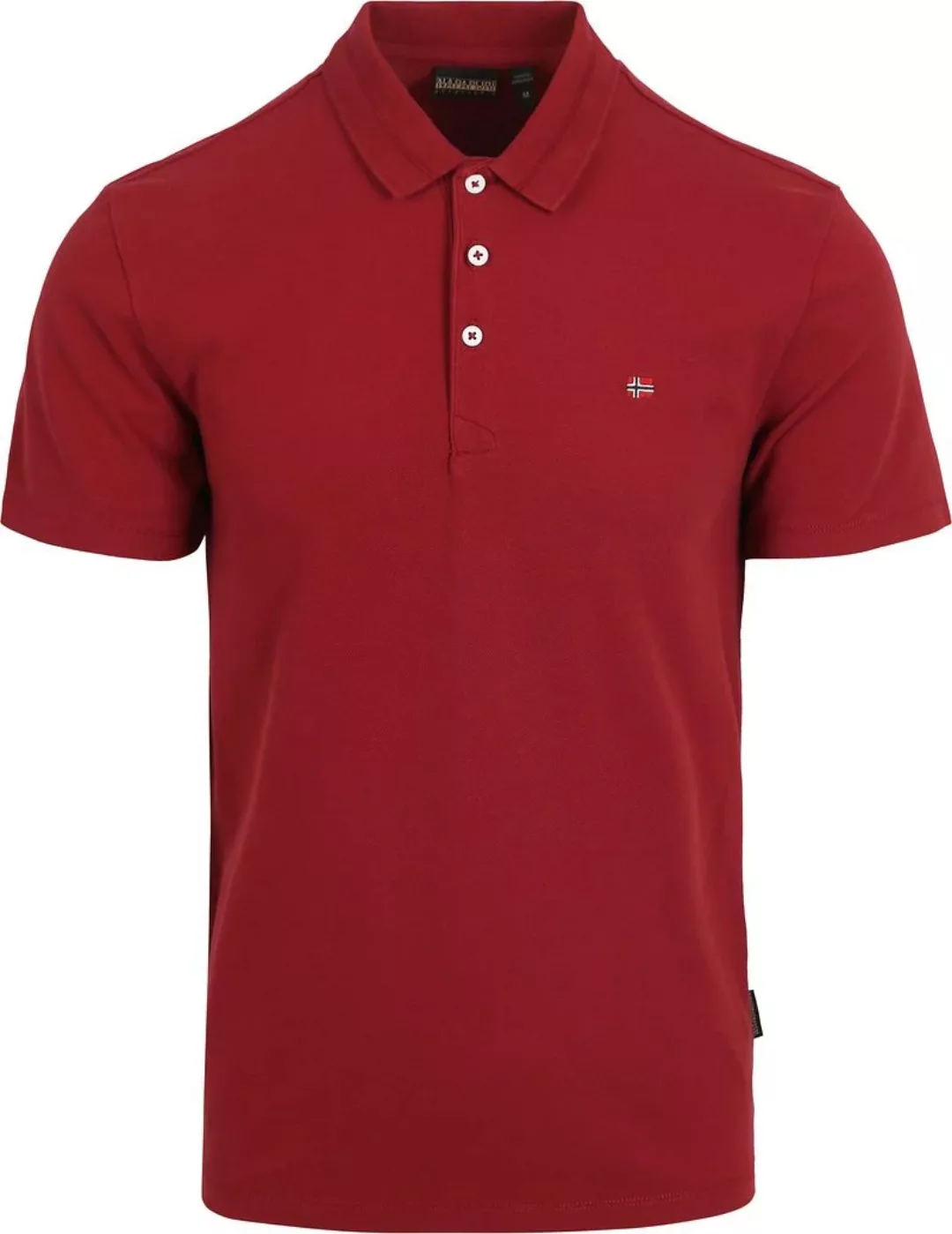 Napapijri Ealis Poloshirt Rot - Größe S günstig online kaufen