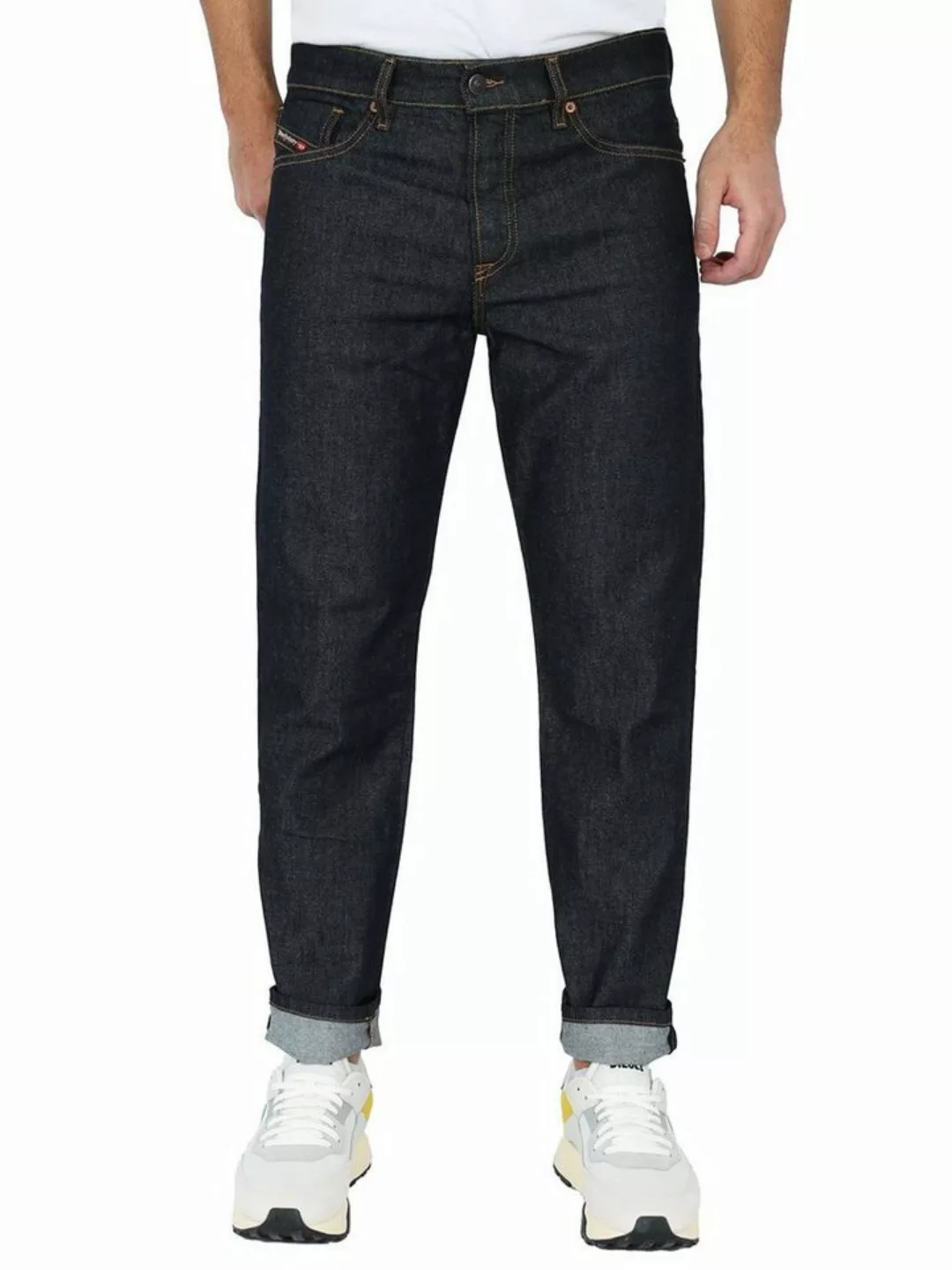 Diesel Tapered-fit-Jeans Regular Fit - Rinse Washed - D-Fining 009HF günstig online kaufen